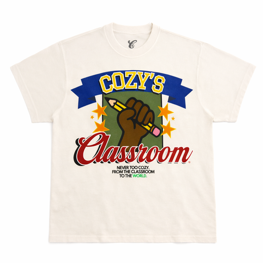 Cream Cozart Academic Tee